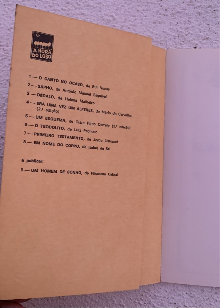 Em nome do corpo - Isabel de Sá   1986