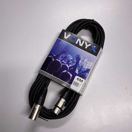 Nowy Kabel mikrofonowy XLR (m) - XLR (ż) 6 m