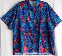 Яскрава чоловіча гавайська сорочка пляжна мужская рубашка XL-2XL 50-52