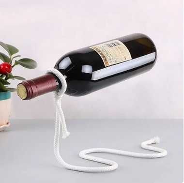 Stojak na wino uchwyt na wino butelkę wąż dekoracja na stół domu
