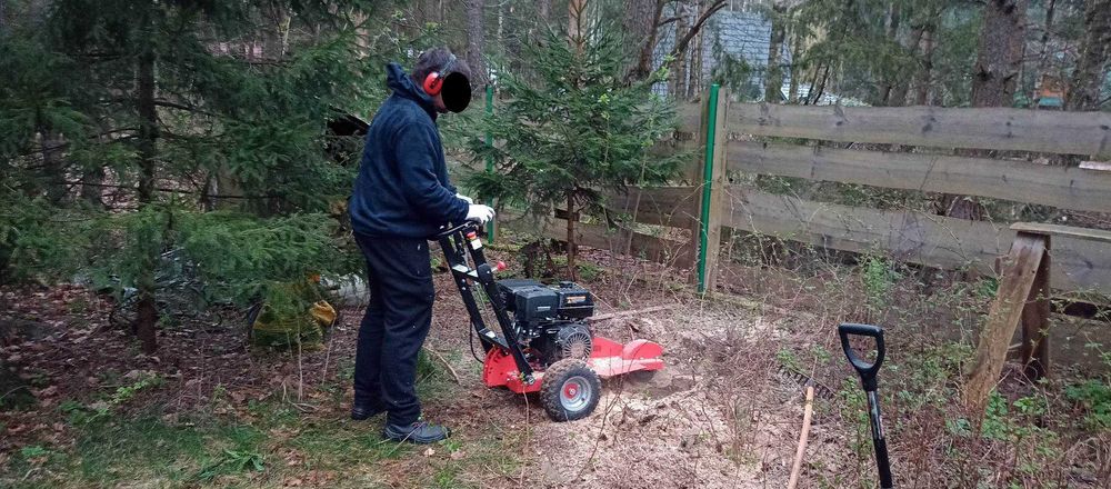 Usuwanie pni Frezowanie pni