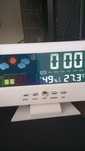 Zegar elektroniczny budzik termometr