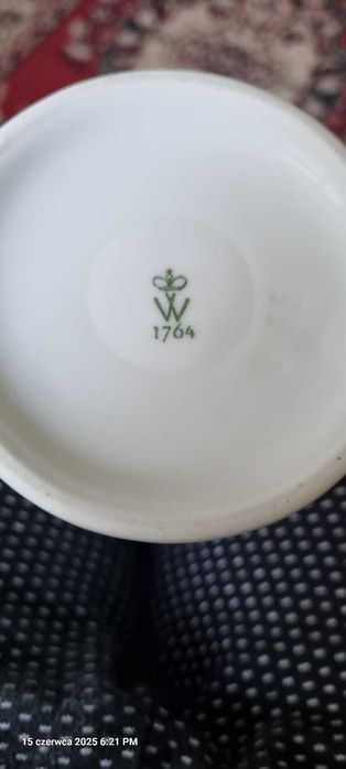 Porcelanowy wazon Wallendorf W 1764 – idealny stan, lata 50.–70. XX w.