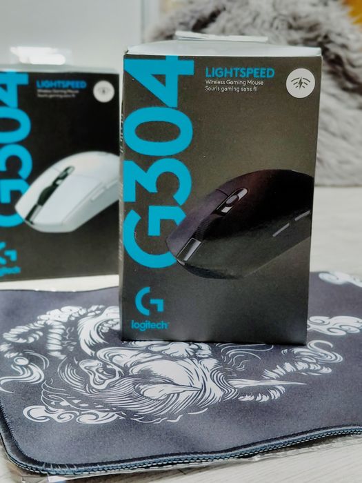 Myszka bezprzewodowa G304 Lightspeed Czarna – gamingowa