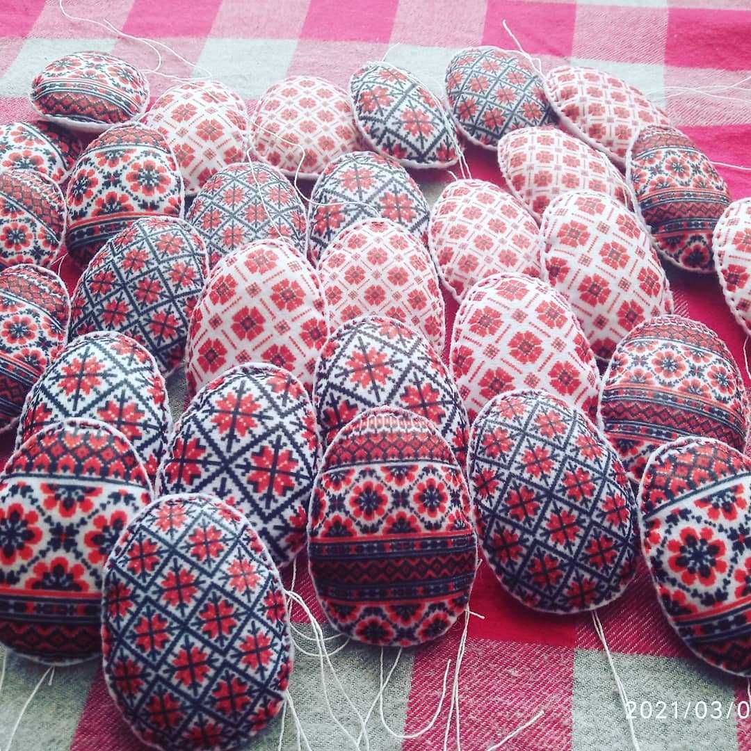 Писанка вишиванка Великдень паска пасха декор фетр яйце яйцо