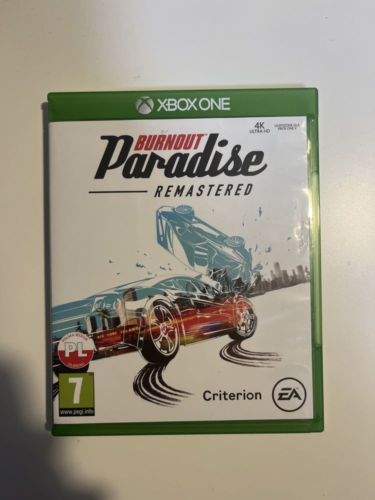 Gra BURNOUT PARADISE remastered na XBOX ONE wersja polska