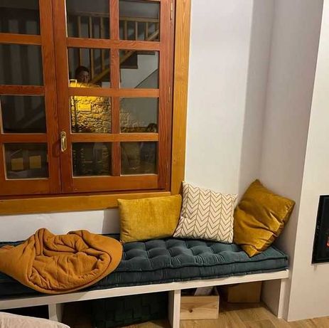 Nowy duży futon pufa siedzisko materac francuski  styl KARUP Bonami