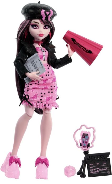 Monster High Draculaura Монстер Хай Дракулаура Кіноклуб Fearbook HXW30