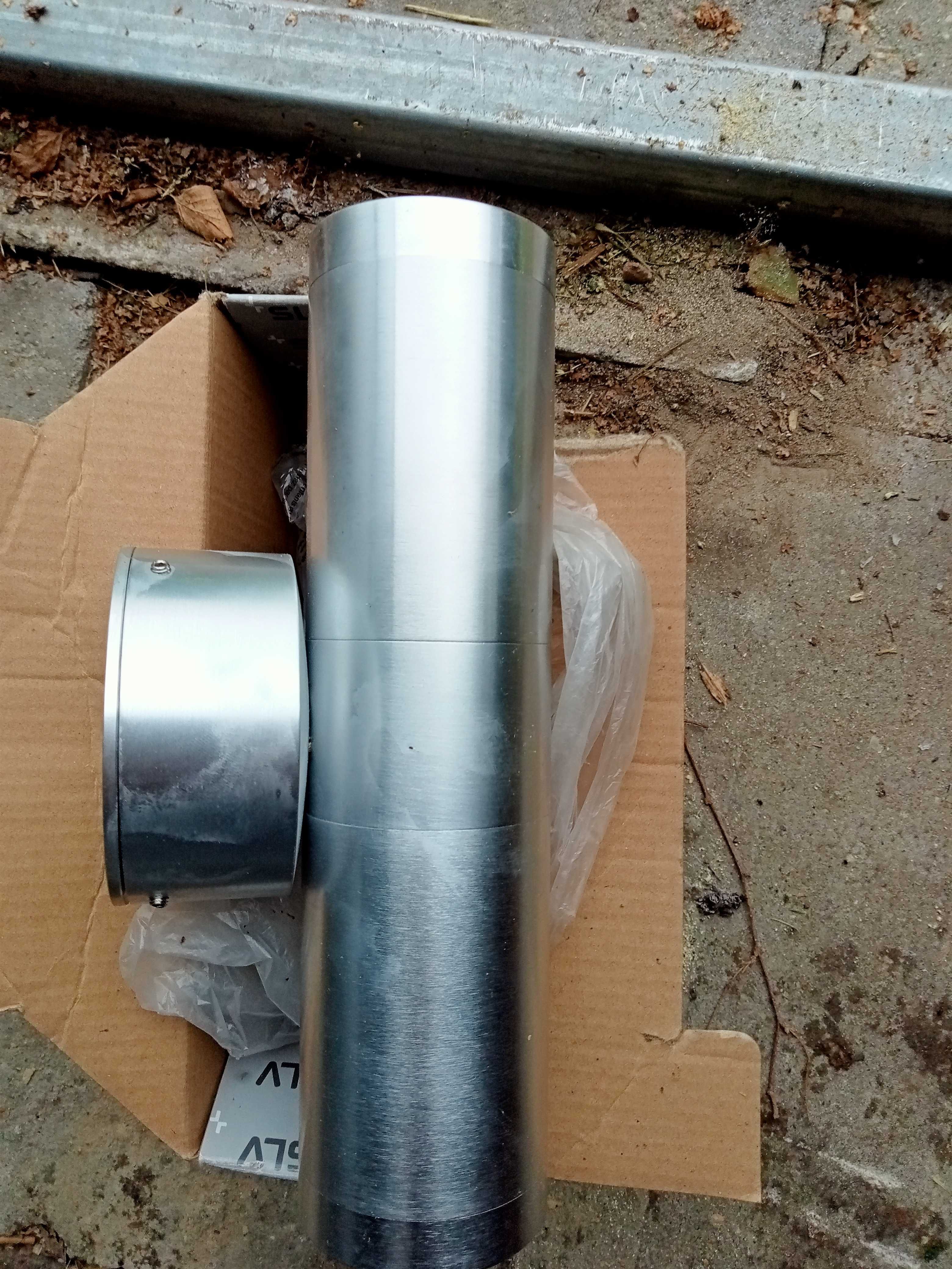 SLV kinkiet zewnętrzny Astina Out ESL 2xGU10 IP44 aluminiowy 228776