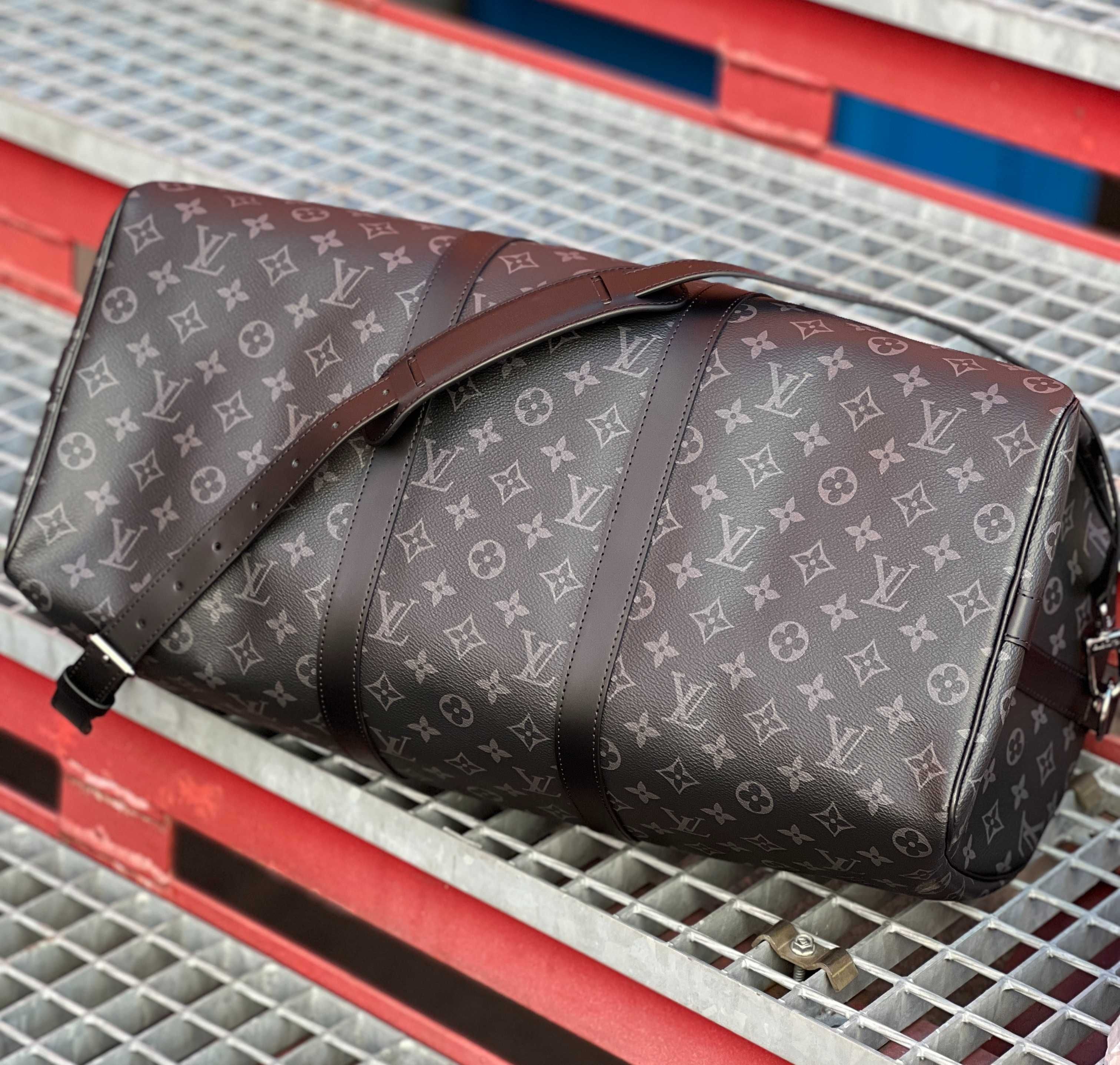 Дорожная сумка ручная кладь Keepall Louis Vuitton Damier Graphite