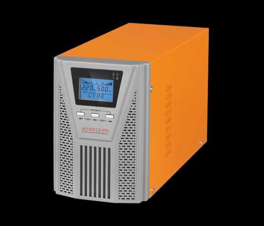 ИБП ONLINE MAKELSAN PowerPack Se-1kVA-LCD 1000VA (900Вт)24В 7Ah х 2 шт