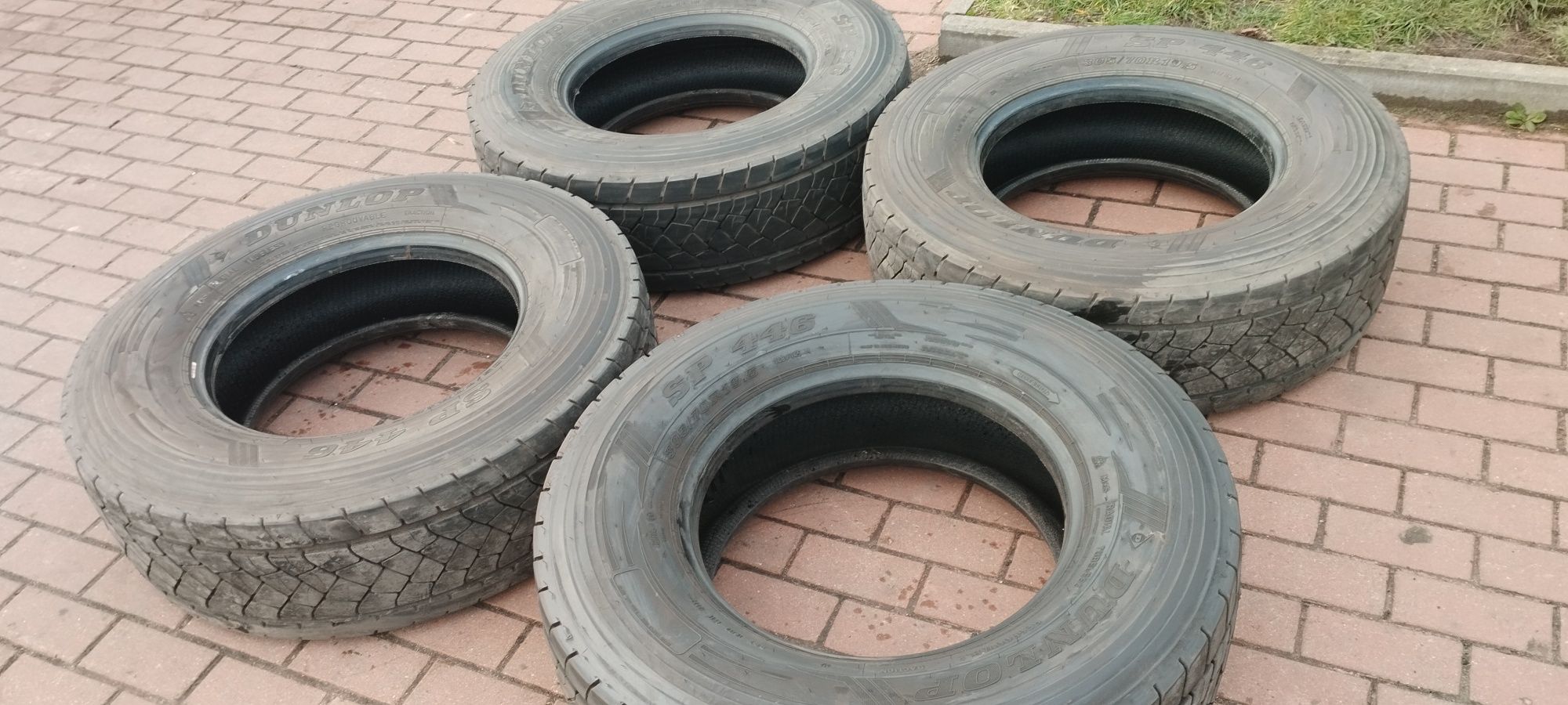 Dunlop 305/70R19.5, 2022r, 10mm, bezNapraw, 305/70/19.5, Wysyłka