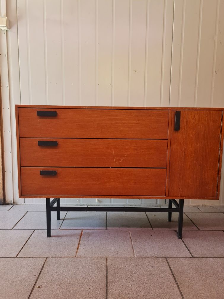 Komoda ,szafka na buty lata 60-70 ,vintage design ,mid-century