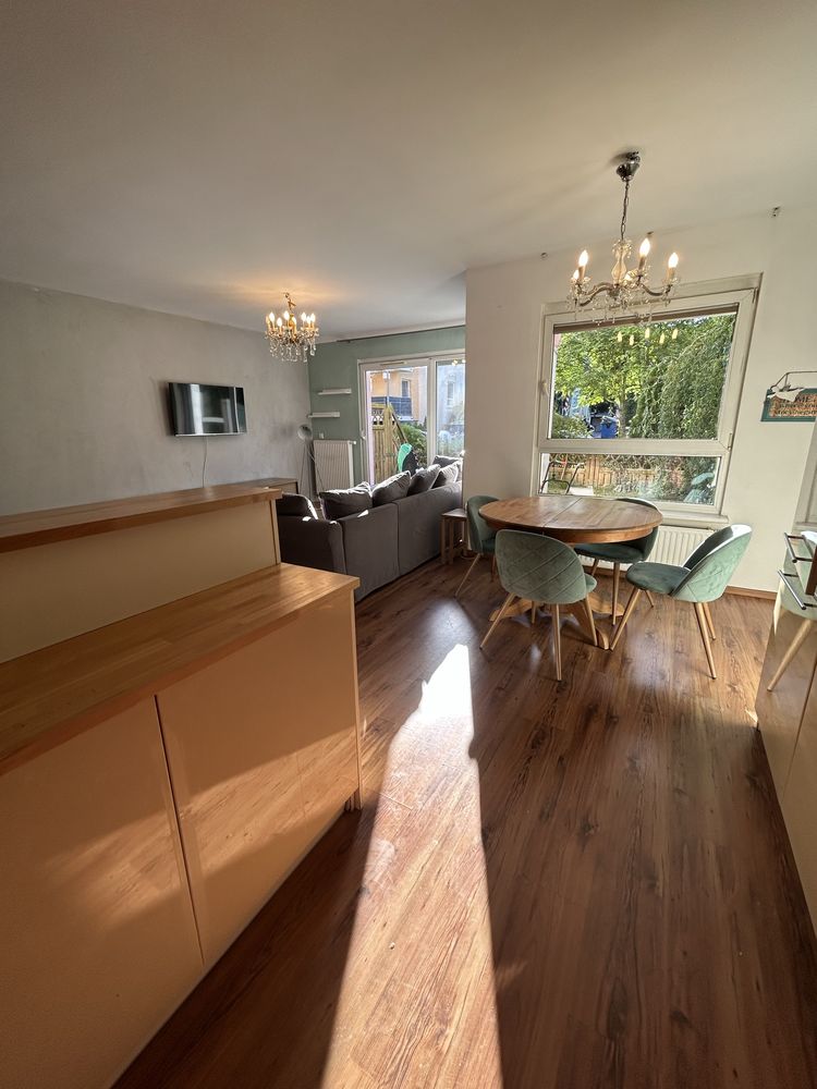 Wynajmę mieszkanie 3 pokojowe 74 m² dwa ogródki, Warzymice