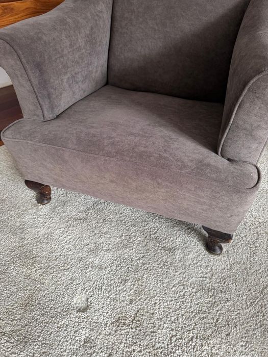 Cadeirão cinza rustico