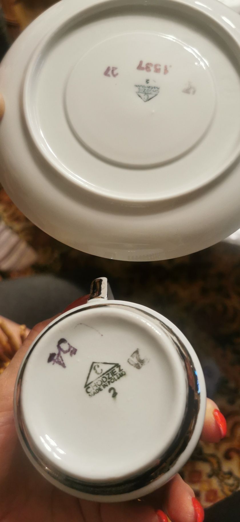 Zestaw do kawy i herbaty porcelana  Chodzież