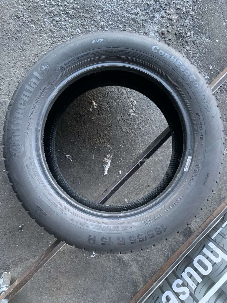 Шини 185/55 R15 пара Continental 2022p літо 6,4мм