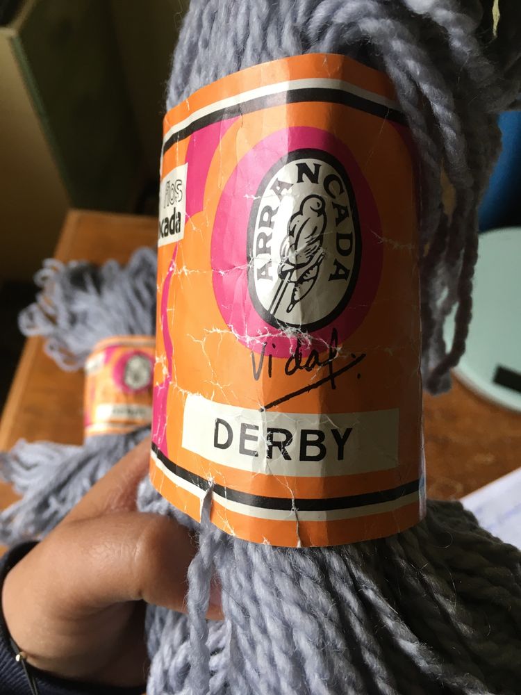 Meadas lilás “Derby” da Arrancada, 100 gramas, 50% lã