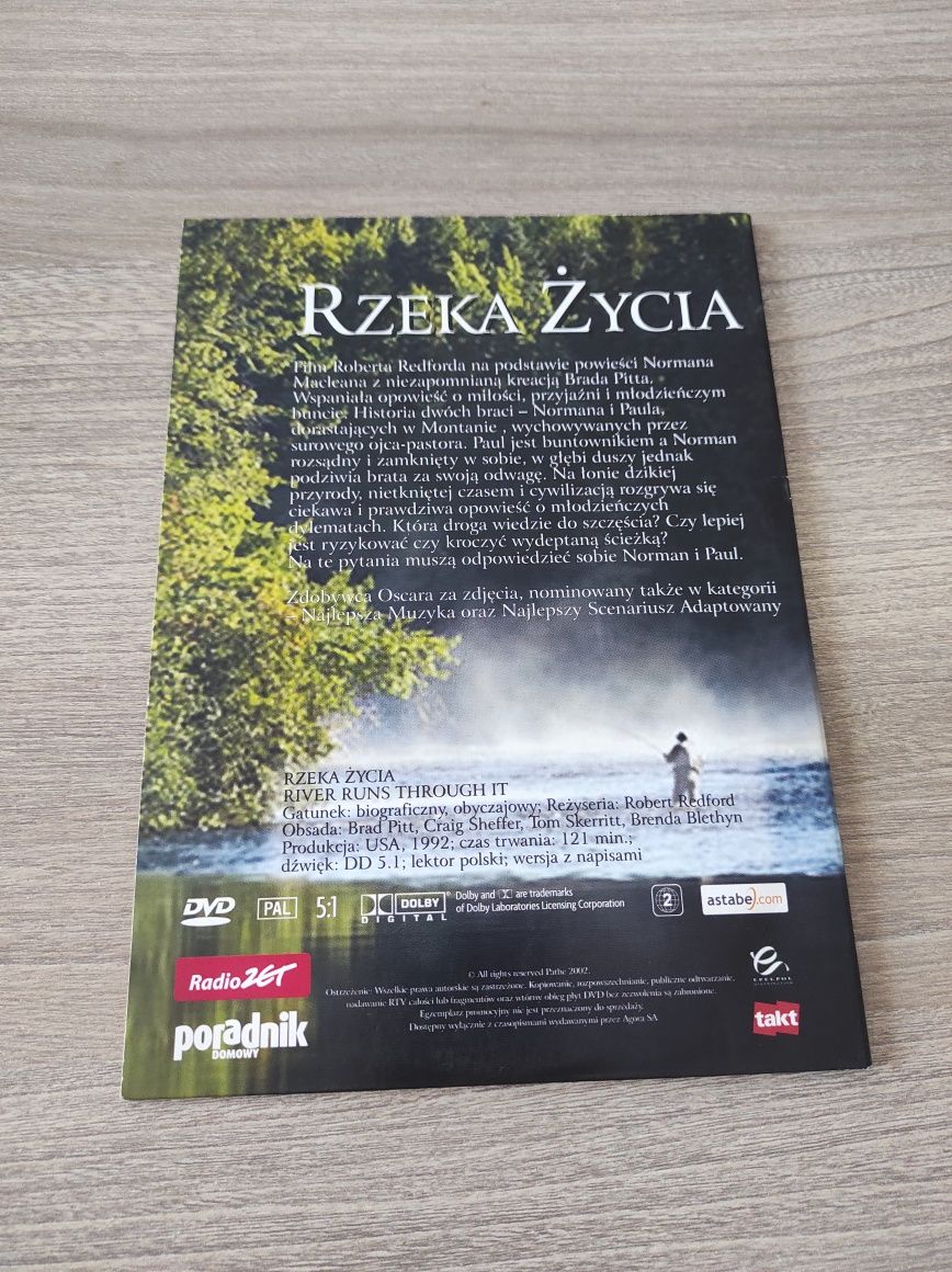 Rzeka życia film DVD Brad Pitt