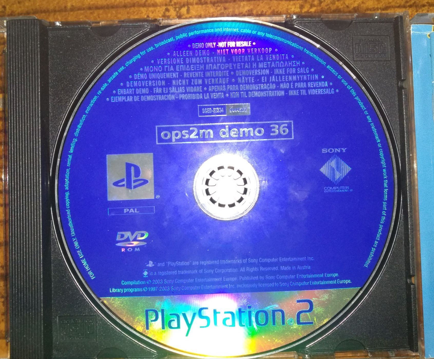 Demo - PlayStation 2 - PS2