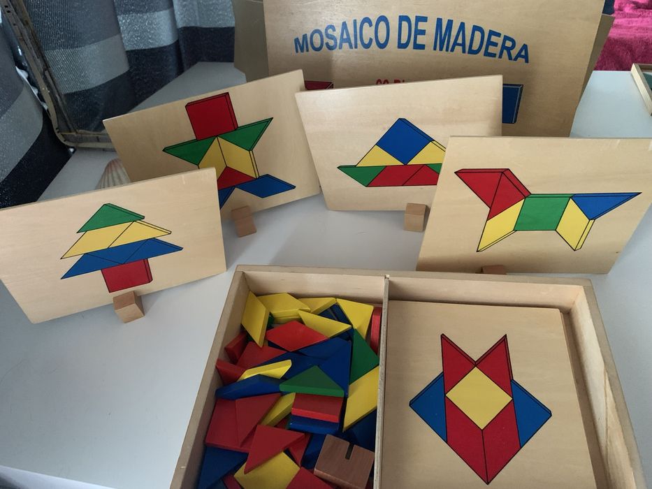 Jogo "Mosaicos de Madeira"