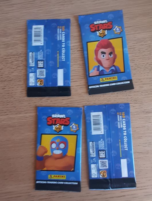 4 saquetas coleção brawl stars