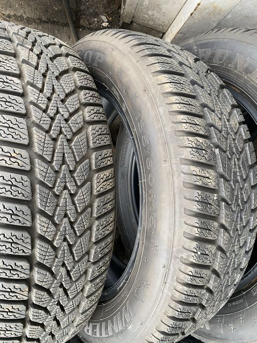 Opony zimowe para 185/60r15 Dunlop Winter Response-2 19r.7mm 88T
