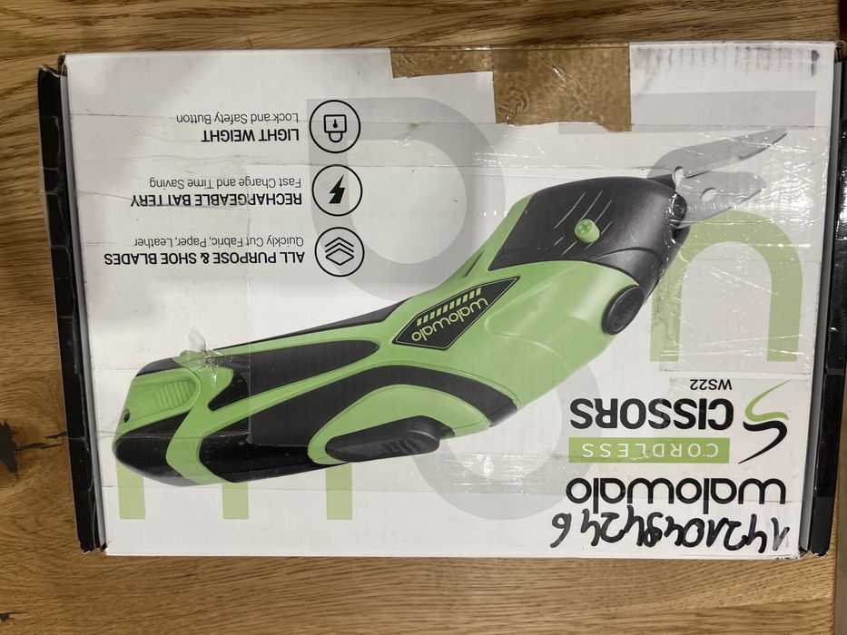Bezprzewodowe nożyce do tkanin Walowalo