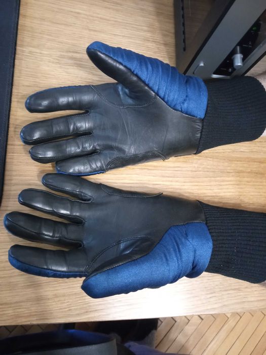 Мото-вело перчатки.(9р.кожа)