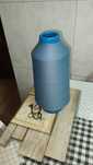Linhas overlock azul ganga