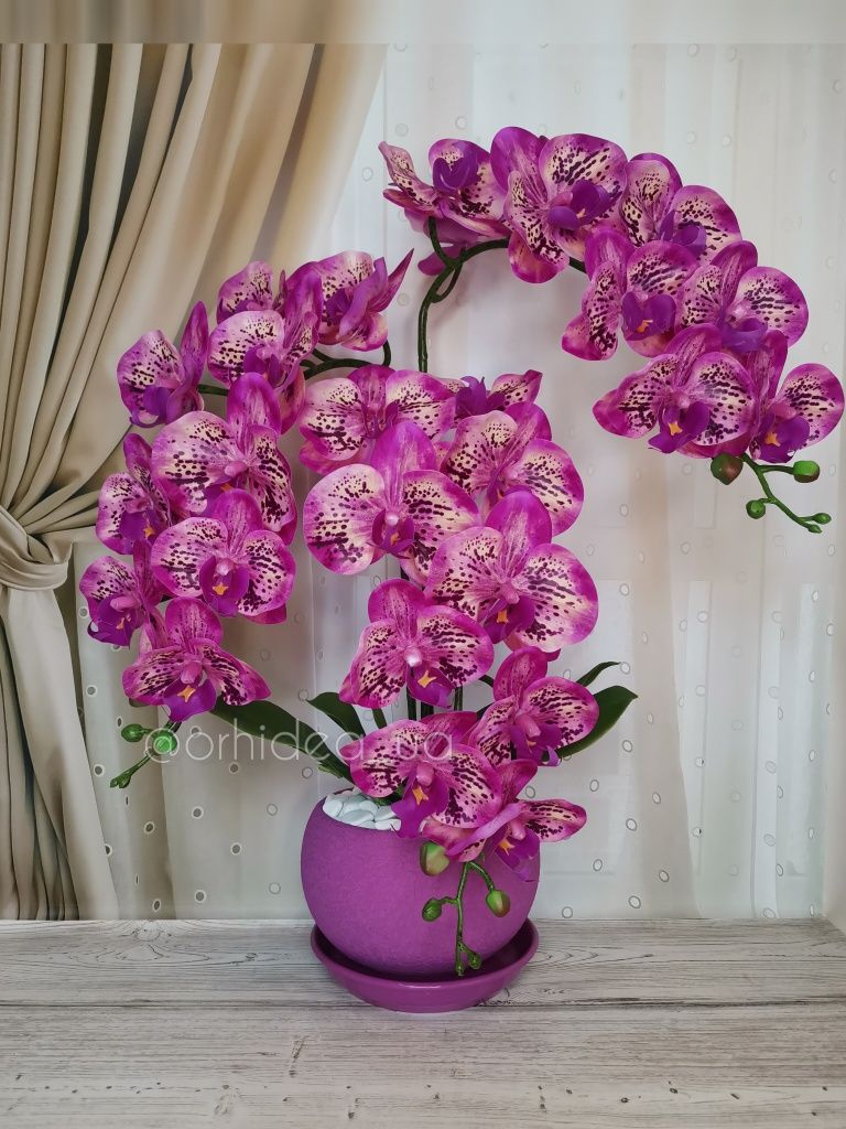 Орхідея з латексу / искусственные орхидеи латексные / штучна орхідея