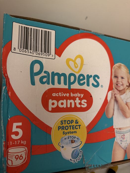 Duzy zestaw pampers pants 5