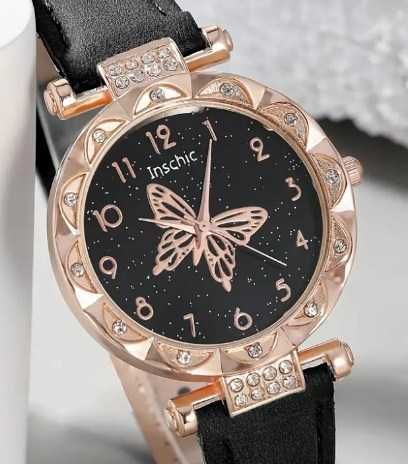 Nowy damski zegarek z motywem motyla