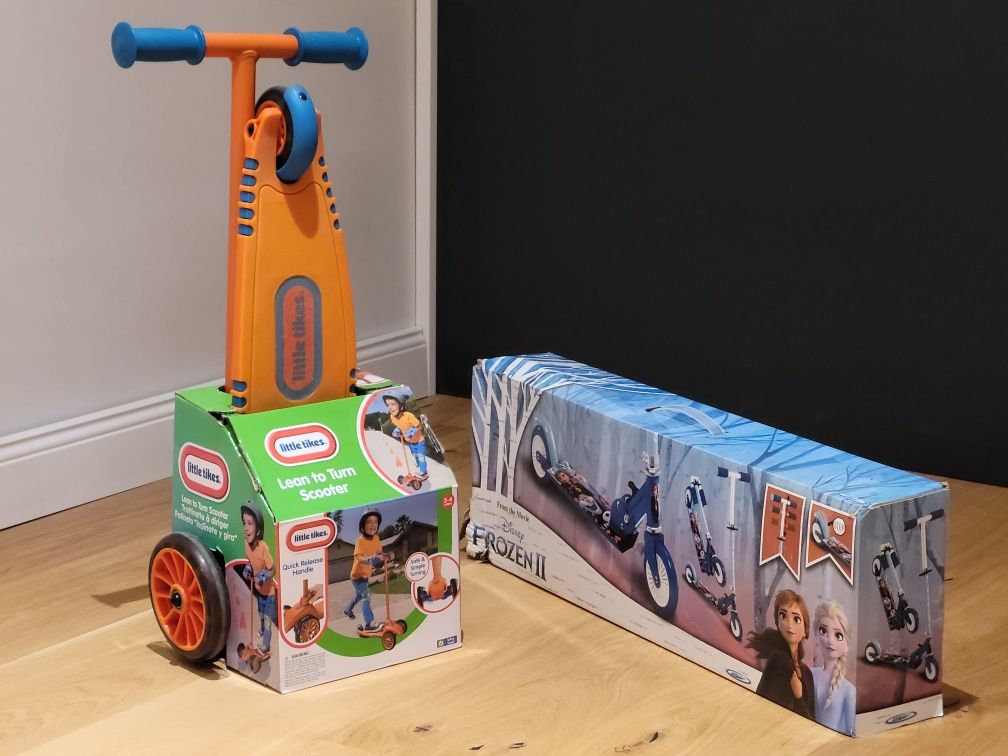 2x hulajnoga: Little Tikes Learn To Turn + Frozen Kraina Lodu Elza