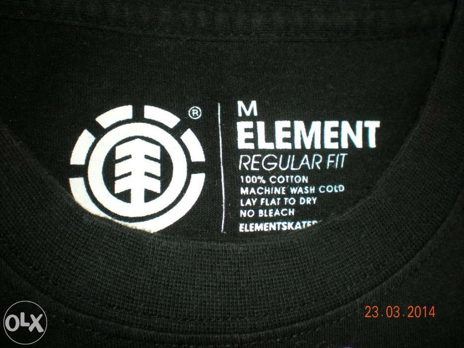 T-shirt Element preta M como nova