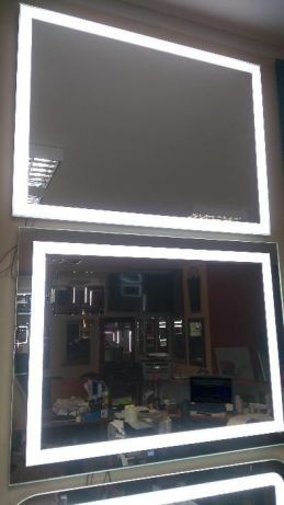 Lustro podświetlane POWER LED, lustro led na wymiar, lustro ledowe