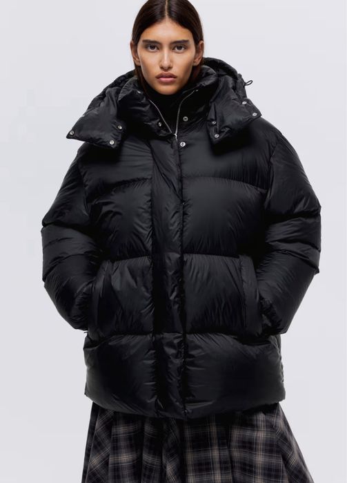 H&M premium пуховик XXS, XS в наявності