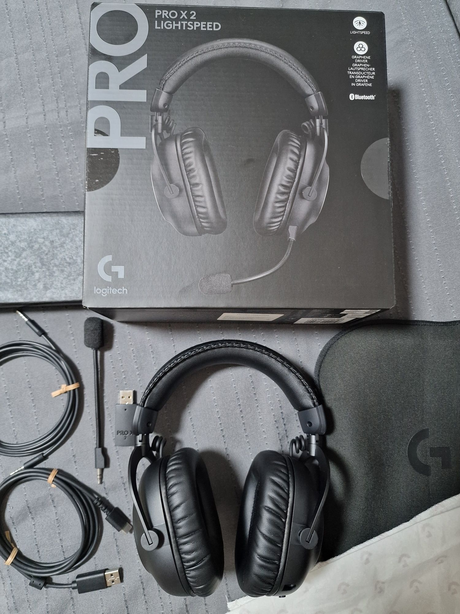 Гарнітура бездротові ігрова Logitech G PRO X2 Lightspeed wireless Blac