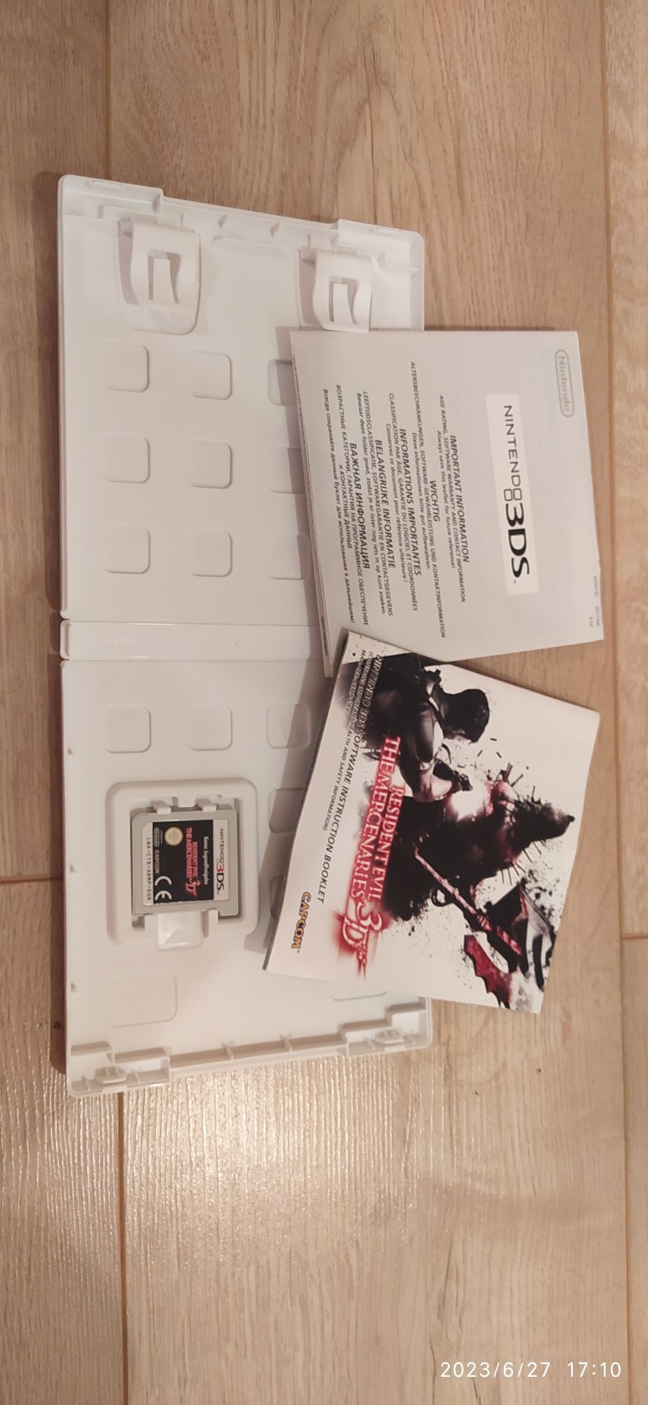 Resident Evil the Mercenaries 3D Nintendo 3ds UK PAL kompletna