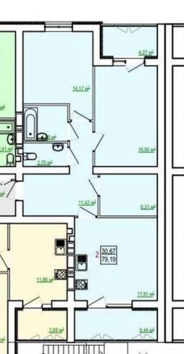 Продам РЕАЛЬНУЮ 2 комнатную квартиру Холодная гора ЖК Сказка 80м2 VW