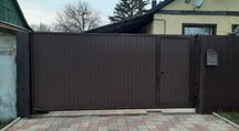 Ворота Откатные под зашивку Дервом или Профлистом Цена 16000 грн!