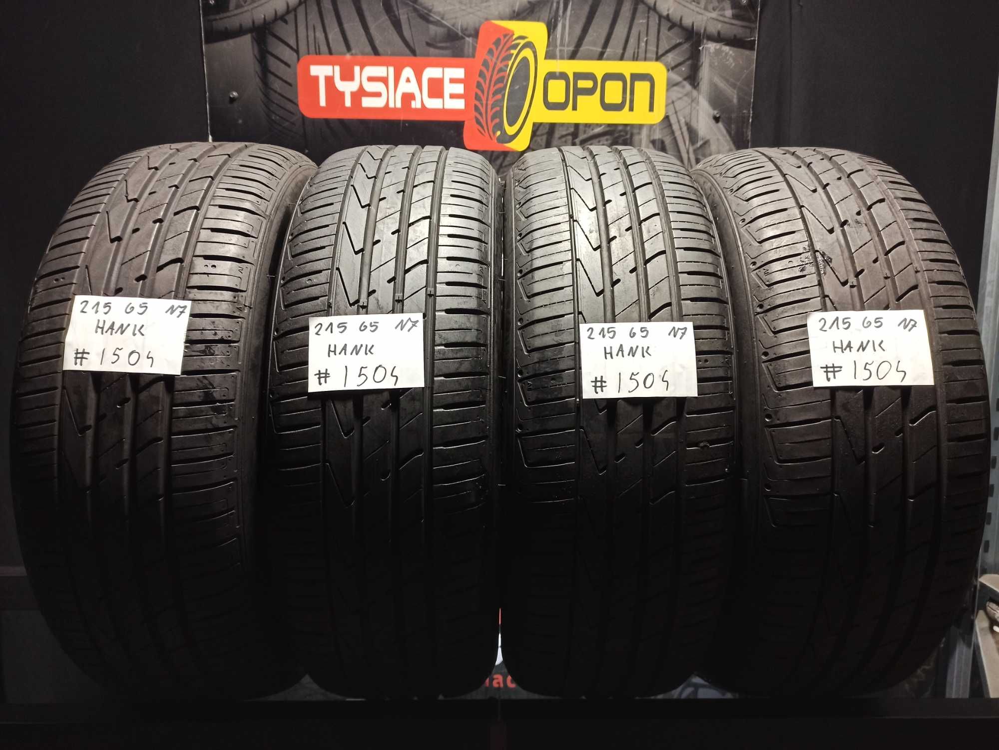Opony Letnie 215/65/17 HANKOOK VENTUS KOMPLET #1504