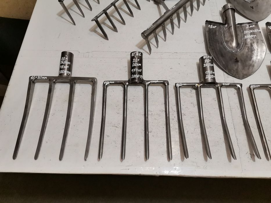 Титановая Лопата Вилы Копальные Грабли СССР Редкие!