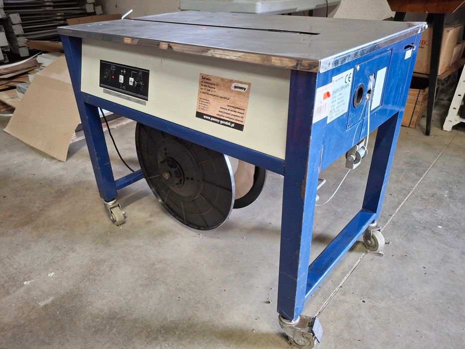 paskarka bindownica półautomat taśmujący wiązarka stołowa