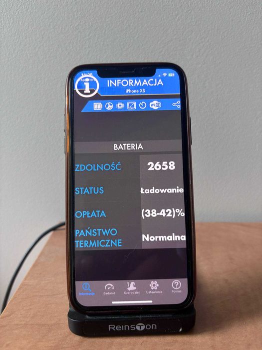 iPhone XS 64GB Szary działające FaceID, nie działa Lightning