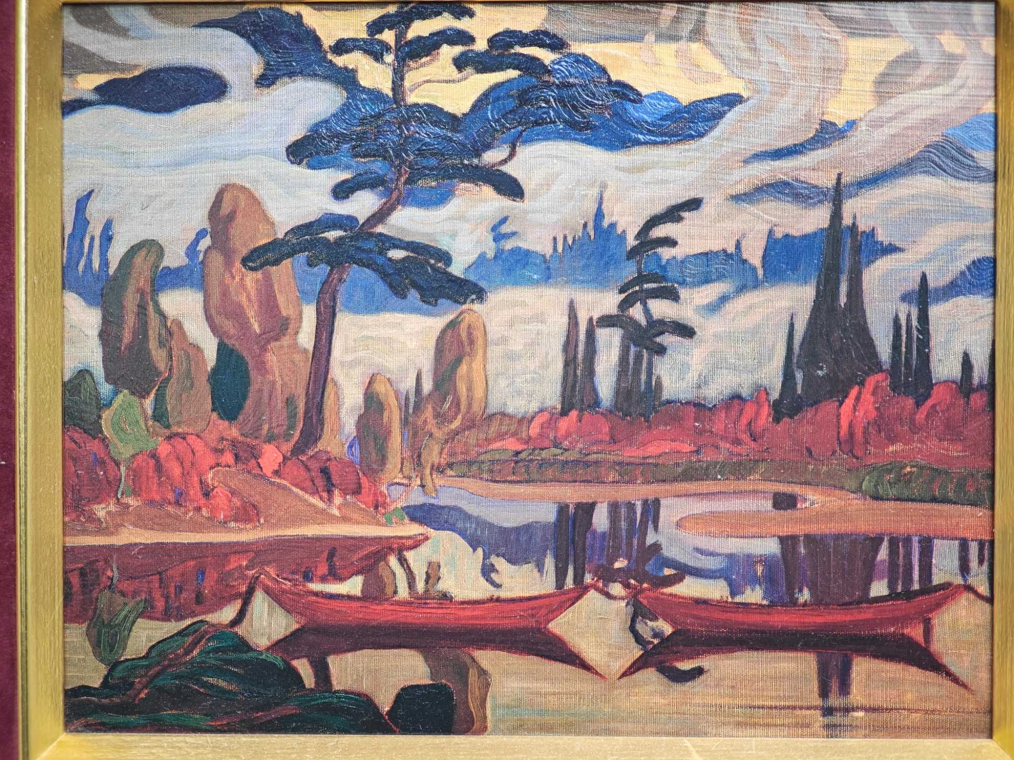 J.F.H. Mac Donald 1922 Mist Fantasy Artysta  Group of Seven olej