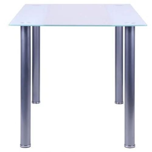 Нерозкладний стіл Art Metal Furniture Аттика База алюм/Стекло