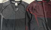 Gymshark Onyx v5 red long sleeve + red