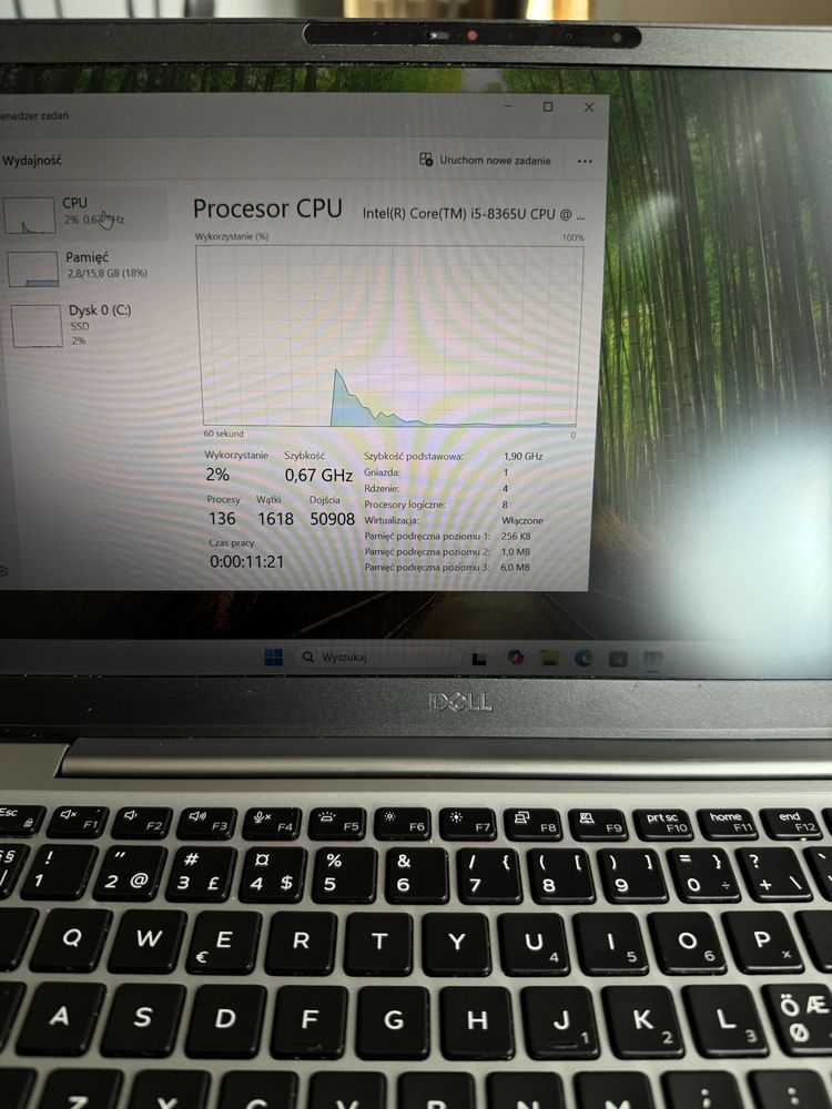 Dell 7300 i5-8th 2.1ghz 16gb DDR4 256gb SSD NVMe