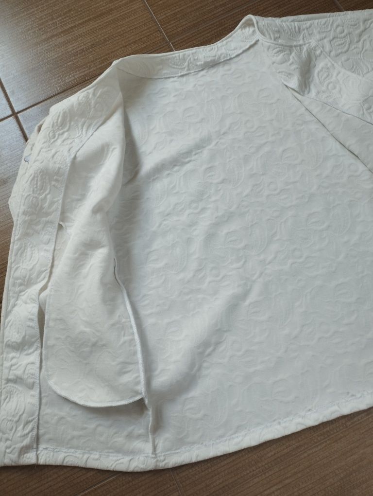 Marynarka biała oversize